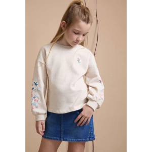Sudadera niña estampado flores Newness