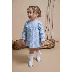 Vestido bebé niña flores Newness