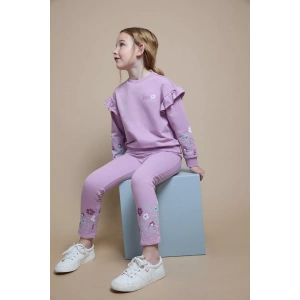 Conjunto niña flores Lila Newness