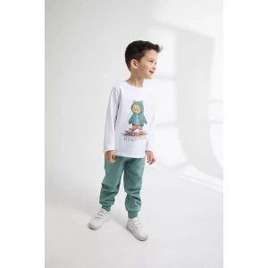 Camiseta niño osito patinete Newness
