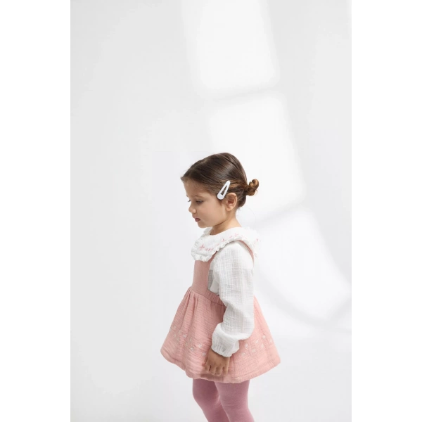 Pichy bebé niña bambula rosa Nnewness - Imagen 8