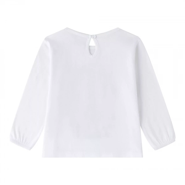 Camiseta bebé niña y gatito Newness - Imagen 2