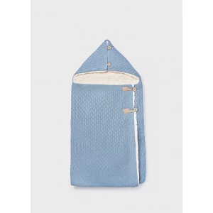 Saco dormir capazo tricot azul Mayoral