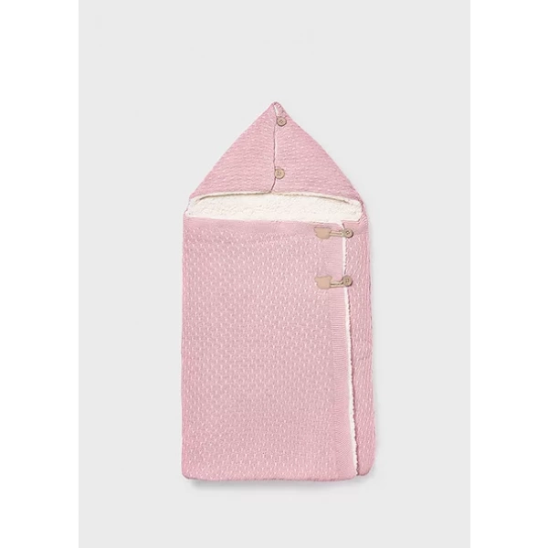 Saco dormir cuco rosa tricot Mayoral
