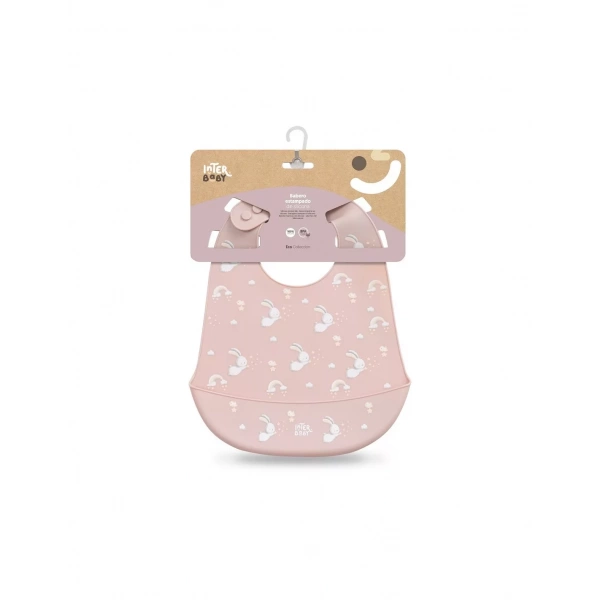 Babero silicona conejitos Interbaby