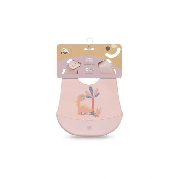 Babero silicona Dinos Interbaby - Imagen 2
