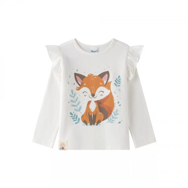 Camiseta niña zorrito Newness - Imagen 2
