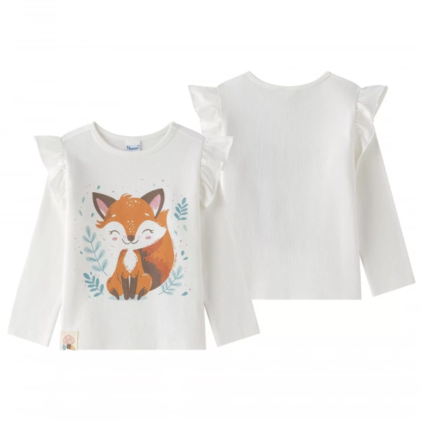 Camiseta niña zorrito Newness - Imagen 3