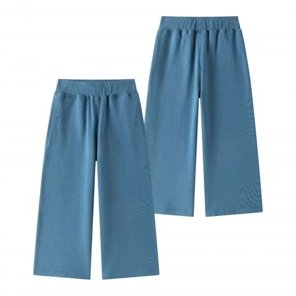 Pantalón niña culotte azul Newness - Imagen 2