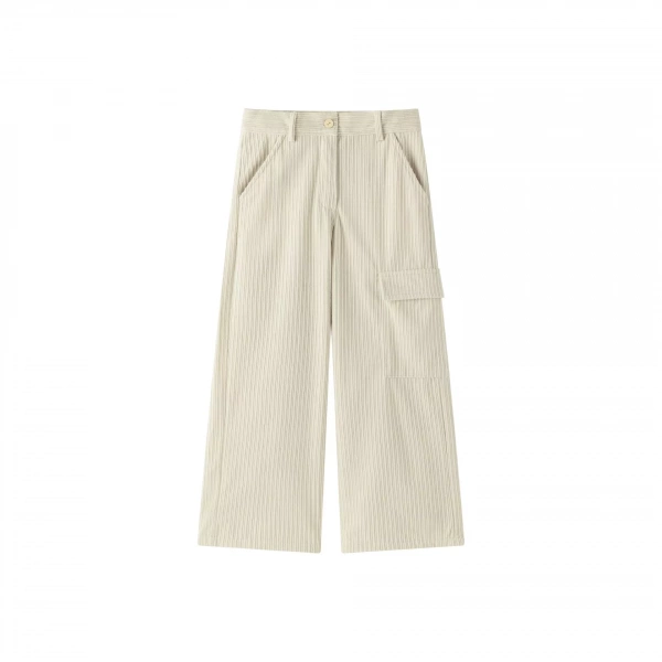 Pantalón niña pana beig Newness - Imagen 2
