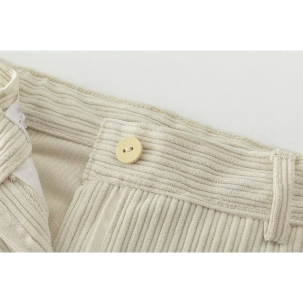 Pantalón niña pana beig Newness - Imagen 8
