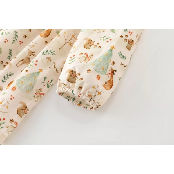 Vestido niña estampado navideño Newness - Imagen 7