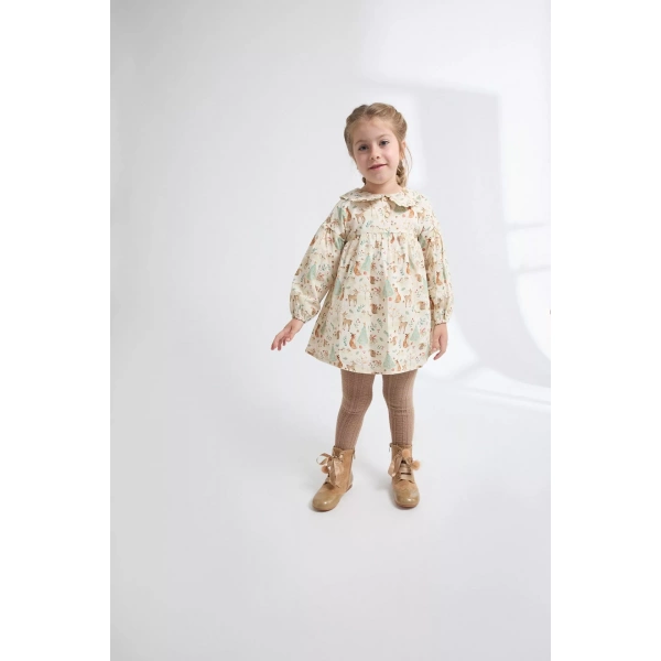 Vestido niña estampado navideño Newness - Imagen 9